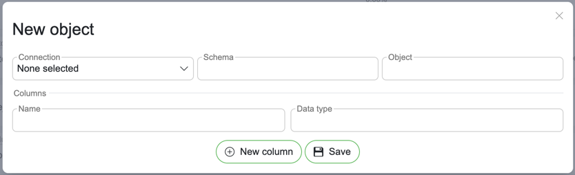 newObjectModal newObjectModal